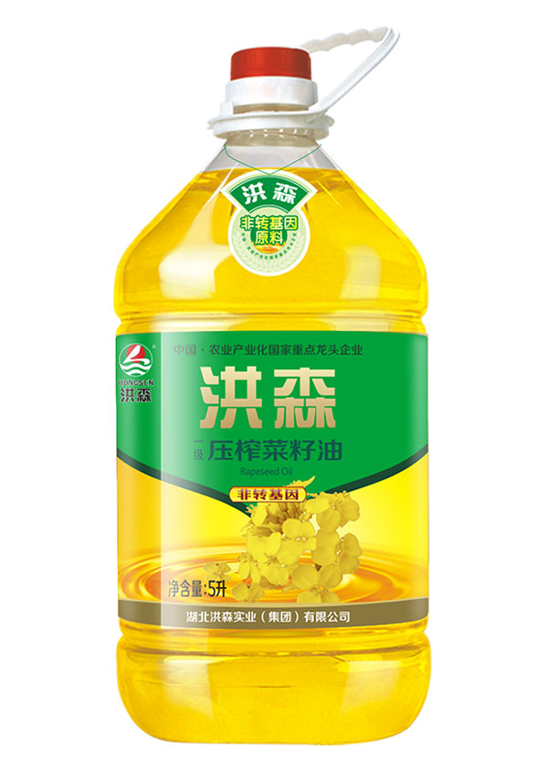 洪森一级压榨菜籽油（5L）